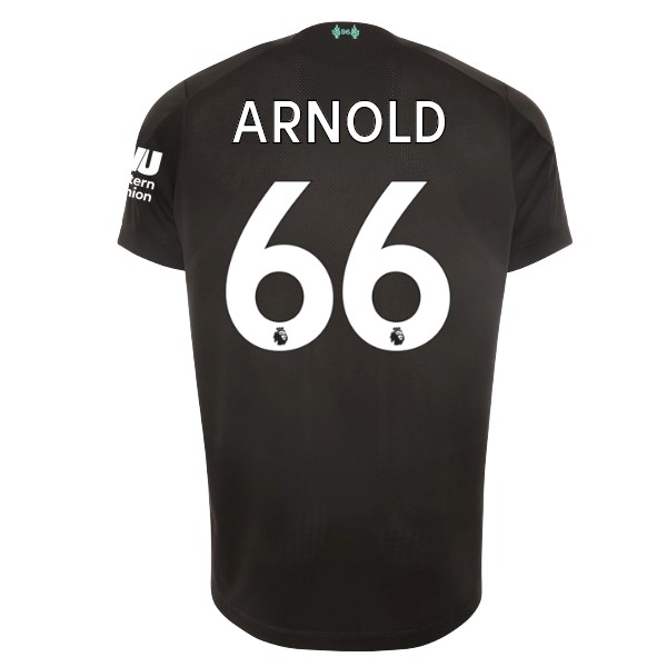 Camiseta Liverpool NO.66 Arnold Tercera equipación 2019-2020 Negro